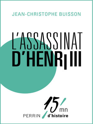cover image of L'assassinat d'Henri II